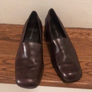 Aerosoles Brown Leather Loafers